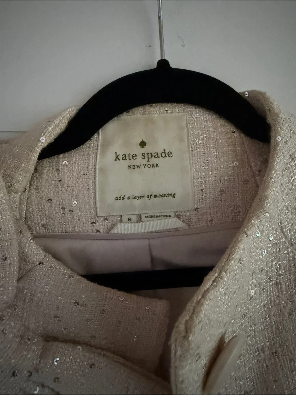 kate spade chic cream